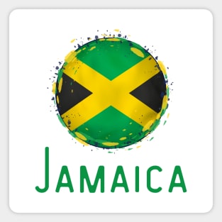 Jamaican Flag Patriotic Magnet